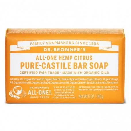 Dr. Bronner’s Jábon Pastilla Bio 140 Grs Citricos