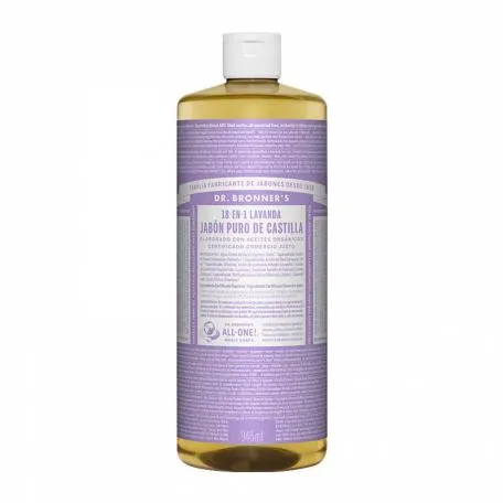 Dr. Bronner's 18-In-1 Lavender Pure-Castile Liquid Soap 475ml Dr. Bronner’s 18-In-1 Lavender Pure-Castile Liquid Soap 475ml