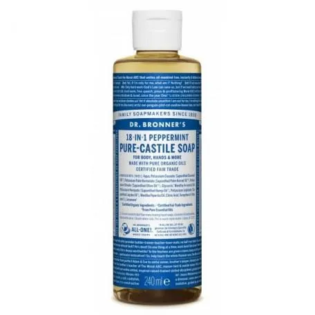 Dr. Bronner’s Jábon Líquido Bio 240ml Menta