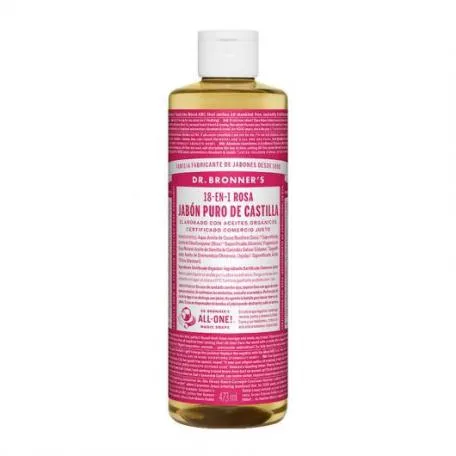 Dr. Bronner’s Jábon Líquido Bio 475ml Rosas