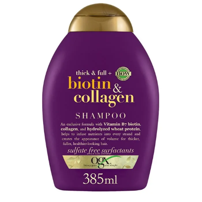 Shampoo Ogx alla biotina e collagene 385 ml