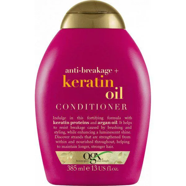 Balsamo anti-rottura per capelli Ogx Keratin Oil 385 ml