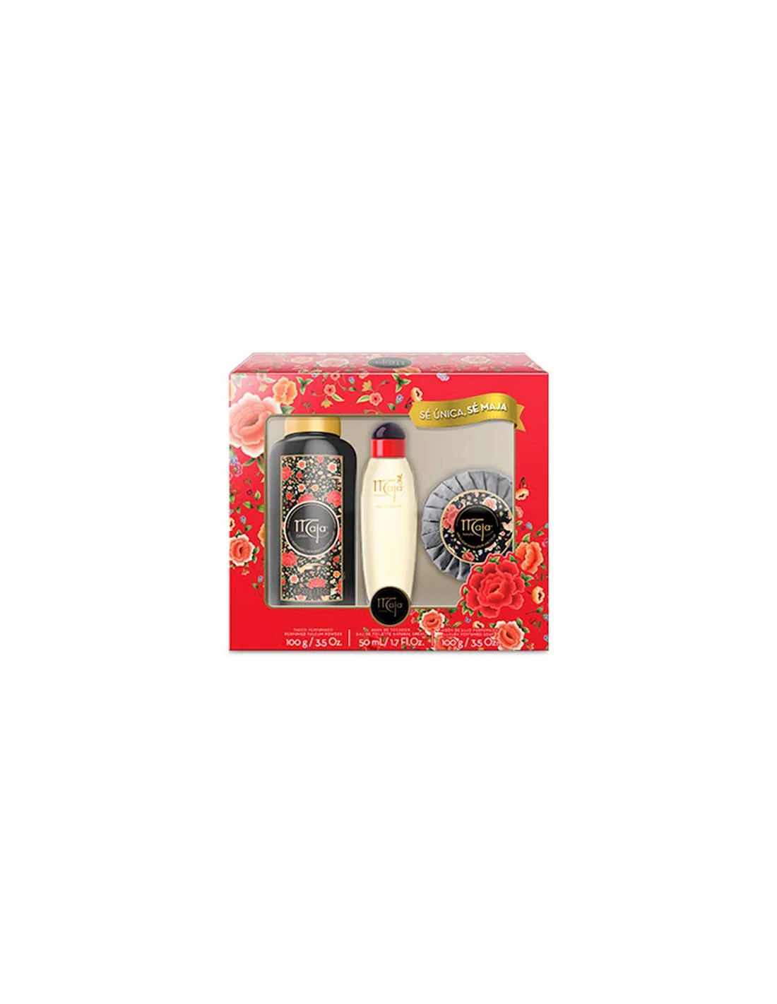 Maja Edt Spray 50ml Talco 100g Jabon 100grsets Maja Edt Spray 50ml Talco 100g Jabon 100grsets