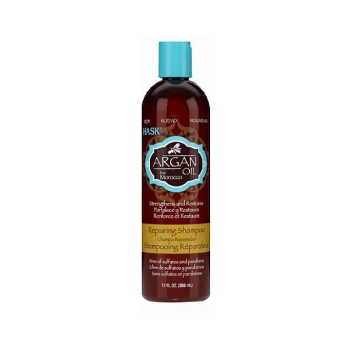 Shampoo riparatore all’olio di Argan Hask 355 ml