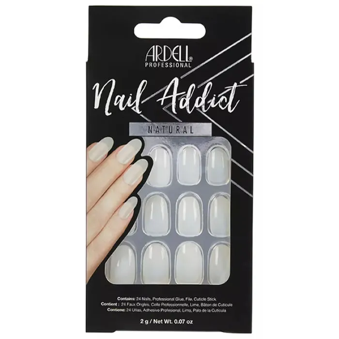 Unghie finte ovali naturali Ardell Nail Addict