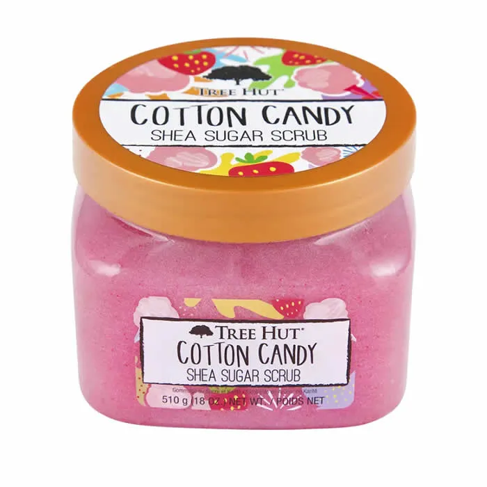 Tree Hut Cotton Candy Scrub allo zucchero di karité 510 g
