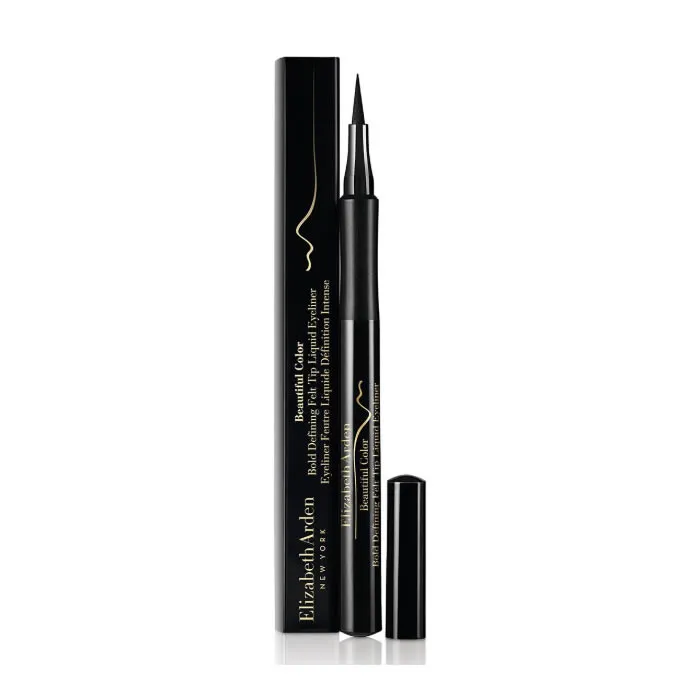 Elizabeth Arden Beautiful Color Bold Defining Felt Tip Liquid Eyeliner Nero