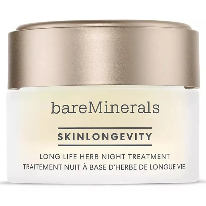 Trattamento notturno alle erbe a lunga durata Skinlongevity di Bareminerals 50 ml