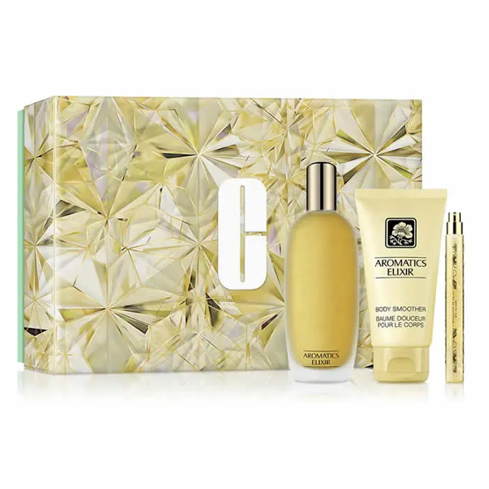 Clinique Aromatics Elixir Eau de Parfum Spray 100ml Set da 3 Pezzi