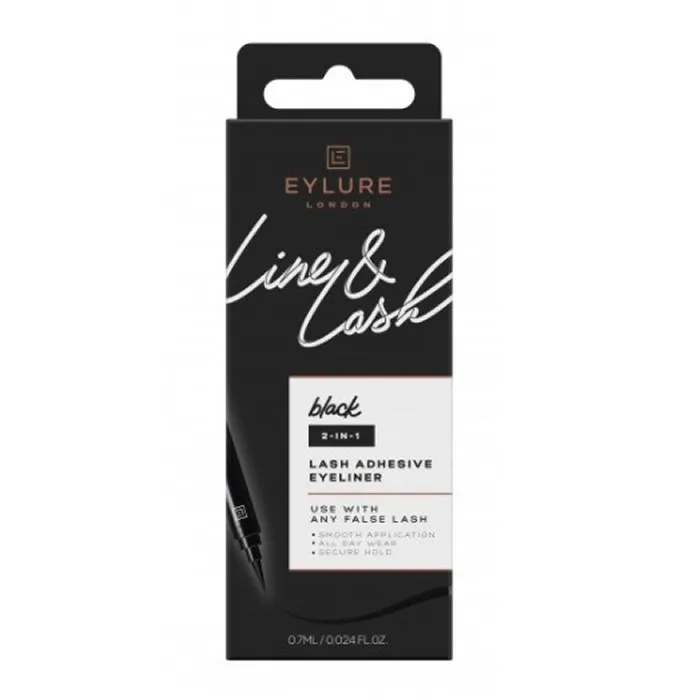 Eylure Line & Lash Penna adesiva per ciglia nera 0,7 ml