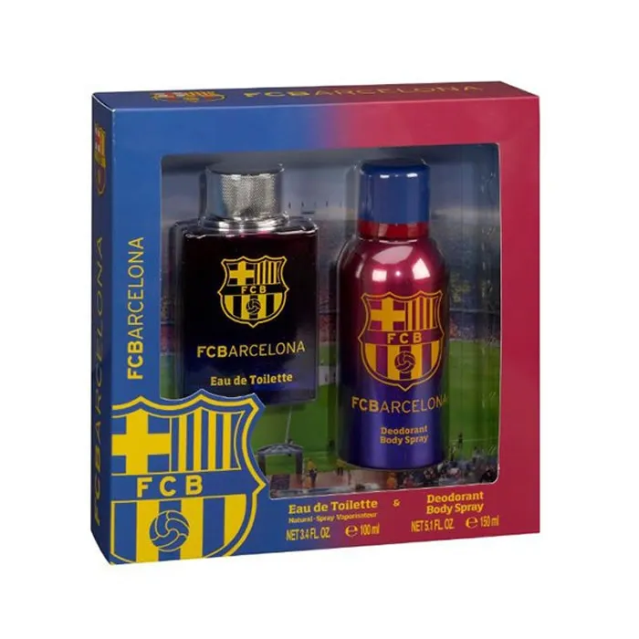FC Barcelona Eau de Toilette Spray 100ml Set di 2 pezzi