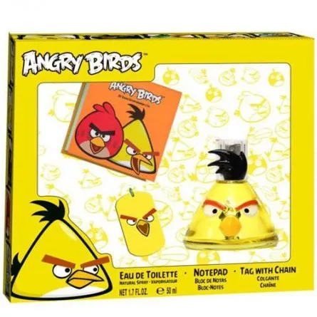 Angry Birds Yellow Eau De Toilette Spray 50 ml Set 3 pezzi