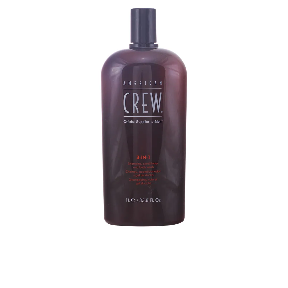 American Crew Crew 3 In 1 Shampoo, Conditioner y Body Wash 1000ml American Crew Crew 3 In 1 Shampoo, Conditioner y Body Wash 1000ml