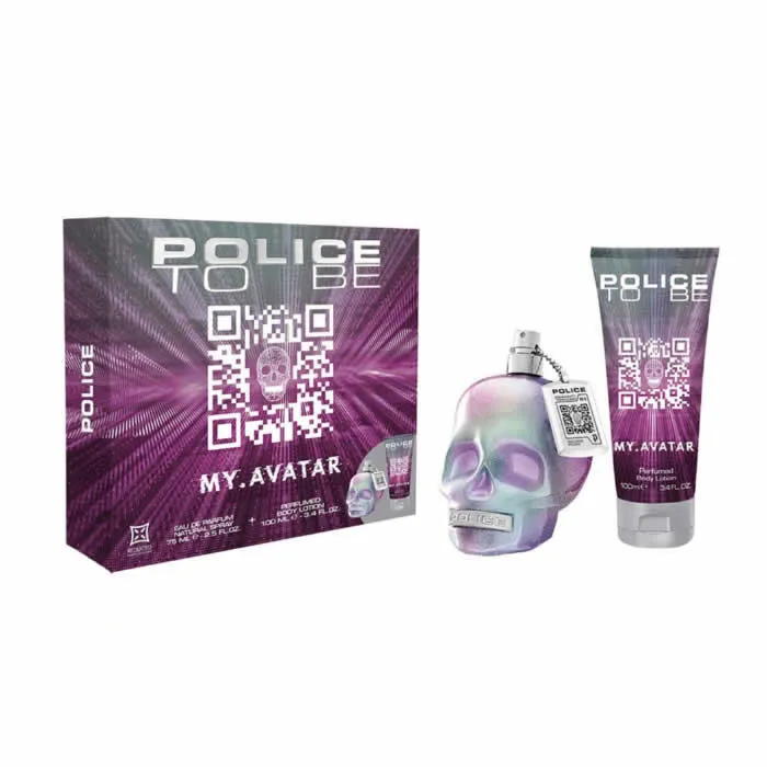 Police To Be My Avatar Woman Eau De Toilette Spray 75ml Set 2 Pezzi