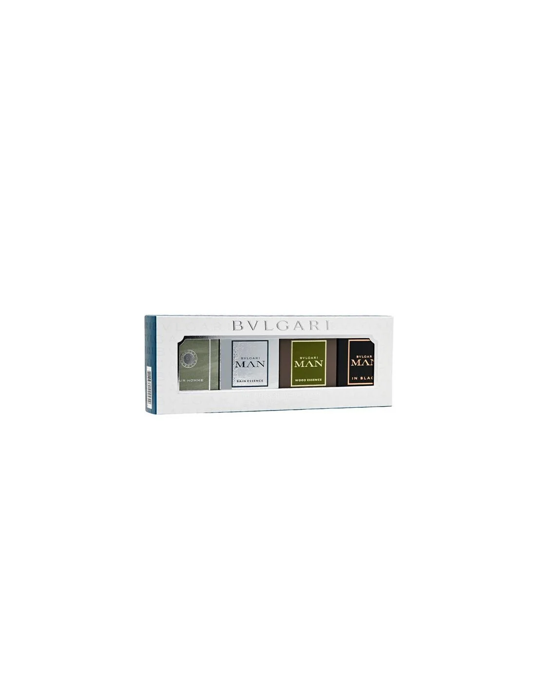 Bvlgari Man Aqua Edt 5ml Aqua Marine Edt 5ml Wood Essence Edp Glacial Essence 5mlmini Set