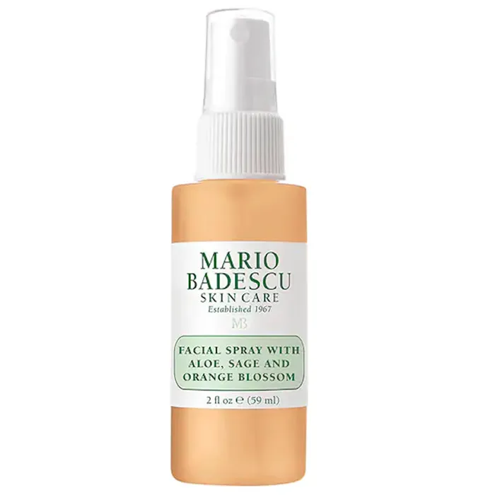 Spray viso Mario Badescu con aloe, salvia e fiori d’arancio 59 ml