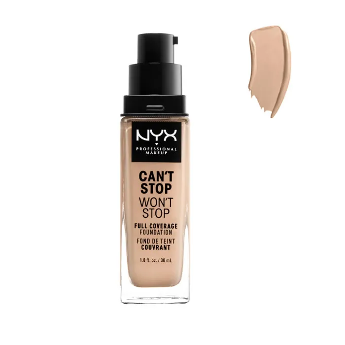 Nyx Can´t Stop Won´t Stop Fondotinta a Copertura Totale Vaniglia 30ml