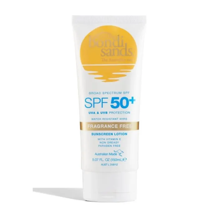 Bondi Sands Body Sunscreen Lotion senza profumo SPF50+ 150 ml
