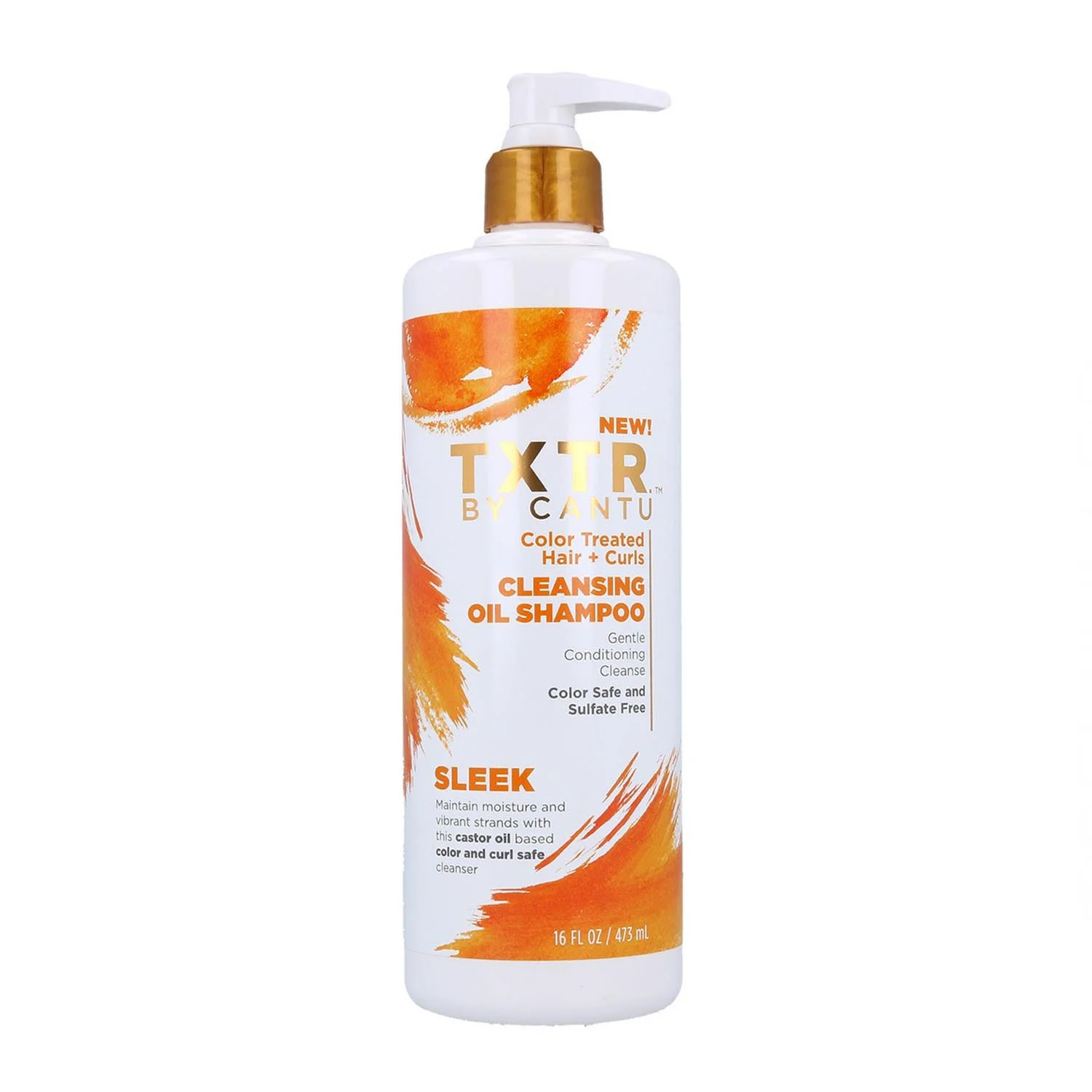 Cantu Txtr Shampoo detergente all’olio Sleek 473 ml