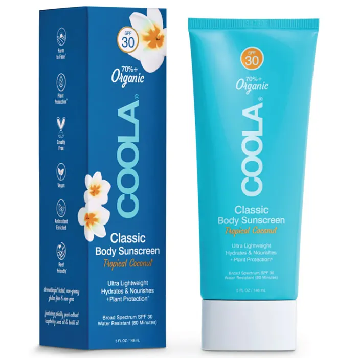 Coola Classic Body Organic Sunscreen Lotion SPF 30 Tropical Coconut 148ml