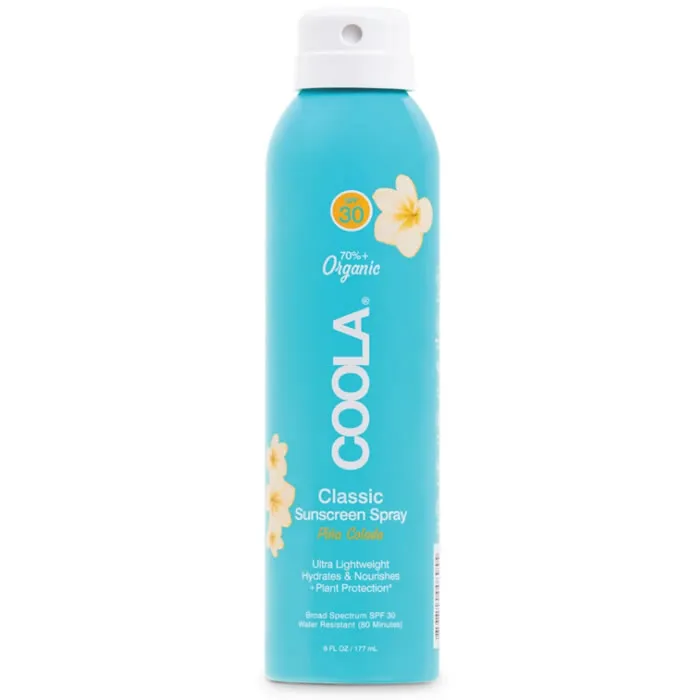 Coola Classic Body Organic Sunscreen Spray SPF30 Piña Colada 177ml