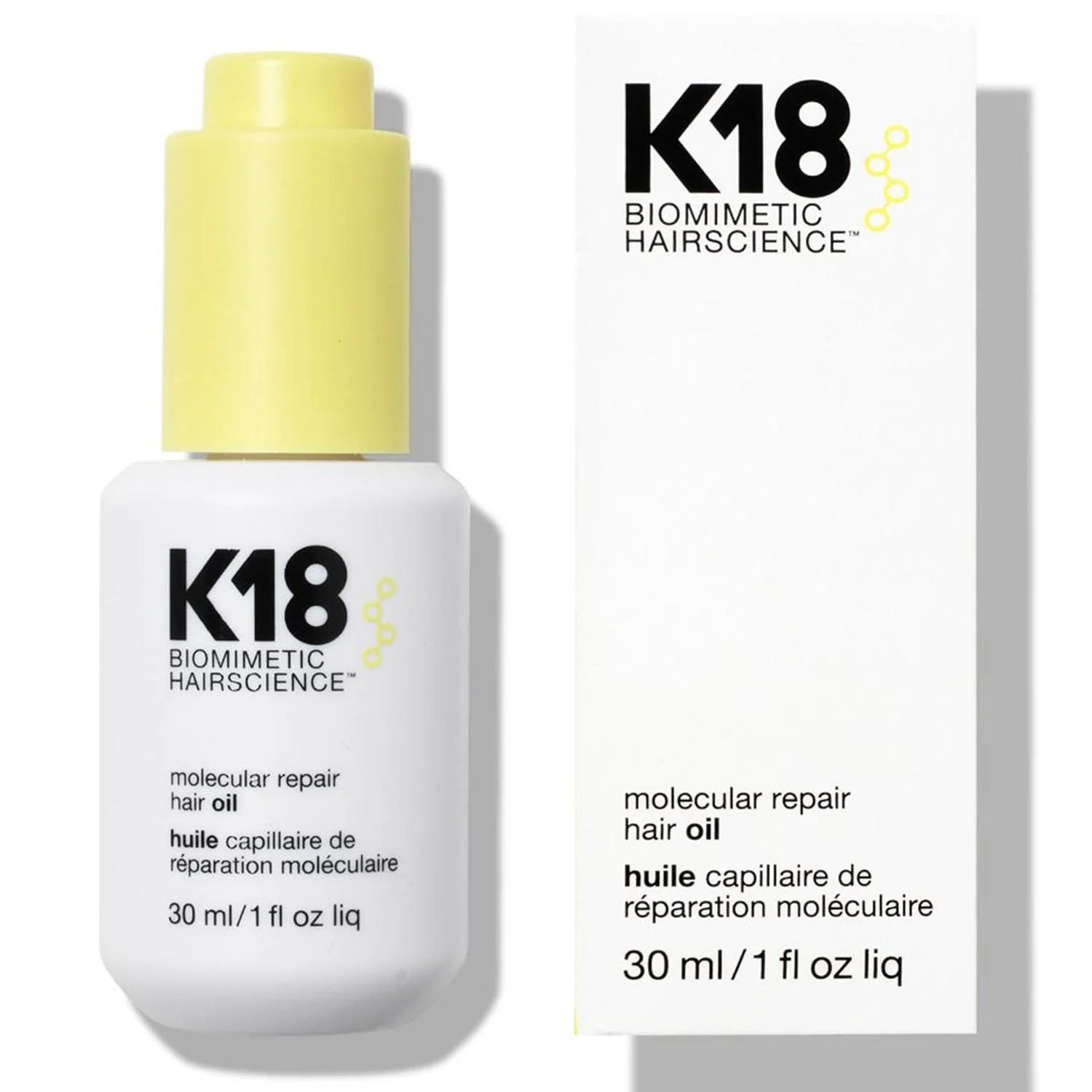 Olio per capelli riparatore molecolare K18 30 ml