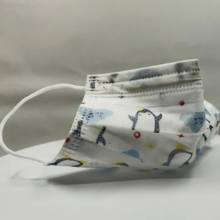 Mascherine monouso per bambini 50 unità Pinguini