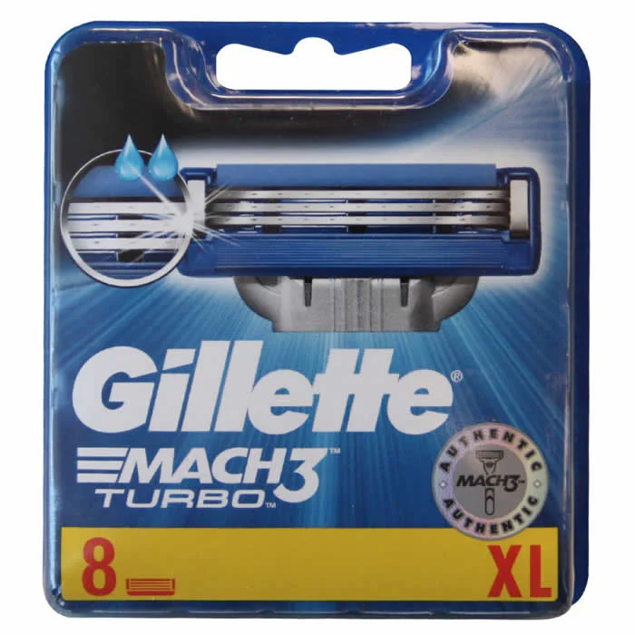 Gillete Mach3 Turbo 8 Units XL Gillete Mach3 Turbo 8 Units XL