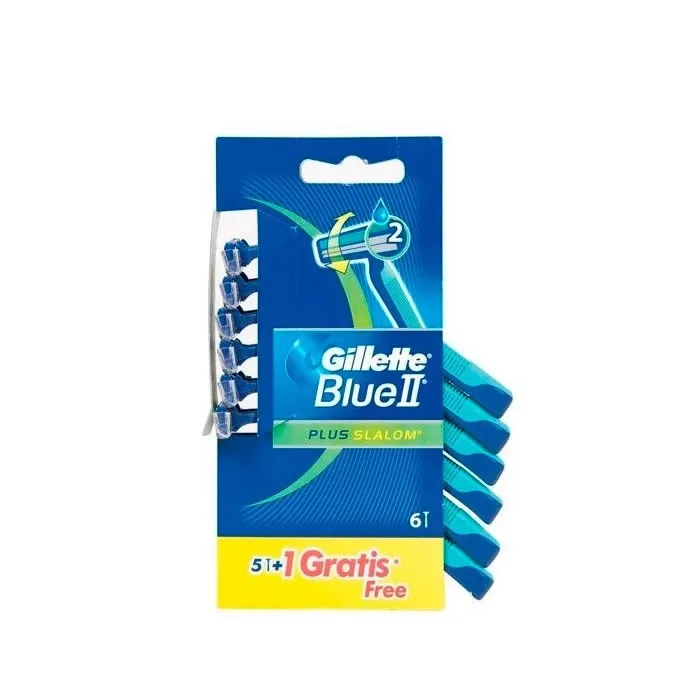 Gillette Blue II Plus Slalom 6 Einheiten