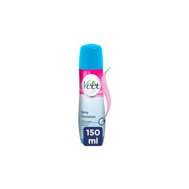 Spray depilatorio Veet per pelli sensibili 150 ml