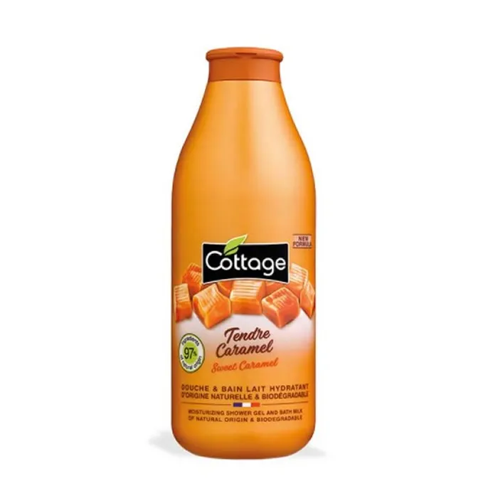Gel doccia al latte di caramello Cottage Tender 750 ml