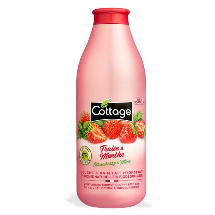 Cottage Latte Doccia Idratante Fragola e Menta 750ml