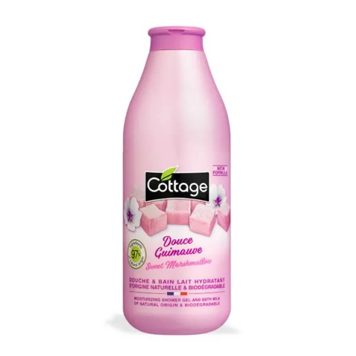 Gel doccia al latte di marshmallow Cottage Sweet 750 ml