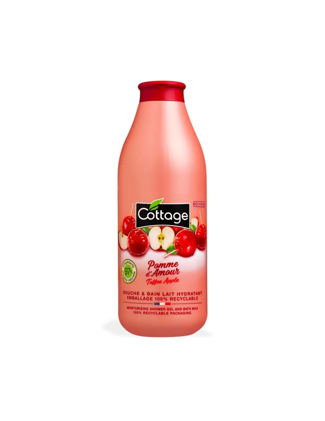 Cottage Gel Doccia Cremoso Idratante Mela Caramellata 750ml
