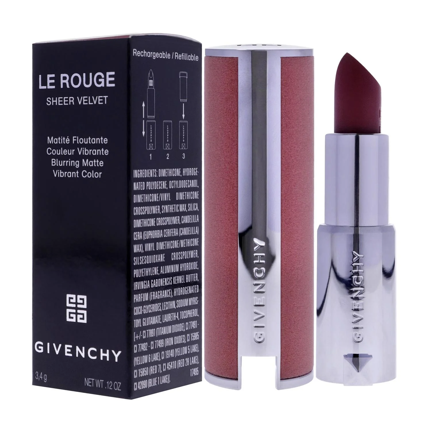 Givenchy Le Rouge Velluto Trasparente N 16 Nude Boisé