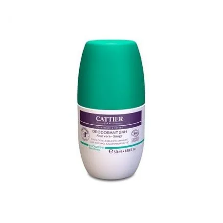 Cattier Paris Cattier Desodorante Roll-On Aloe 50ml Cattier Paris Cattier Desodorante Roll-On Aloe 50ml