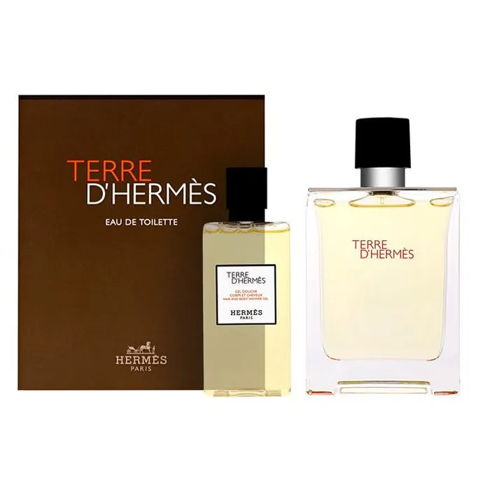 Hermès Terre d’Hermes Eau de Toilette Spray 100ml Set di 2 Pezzi