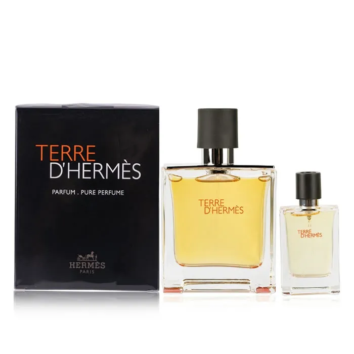Hermes Terre d’Hermes Eau de Parfum Spray 75ml Set di 2 Pezzi