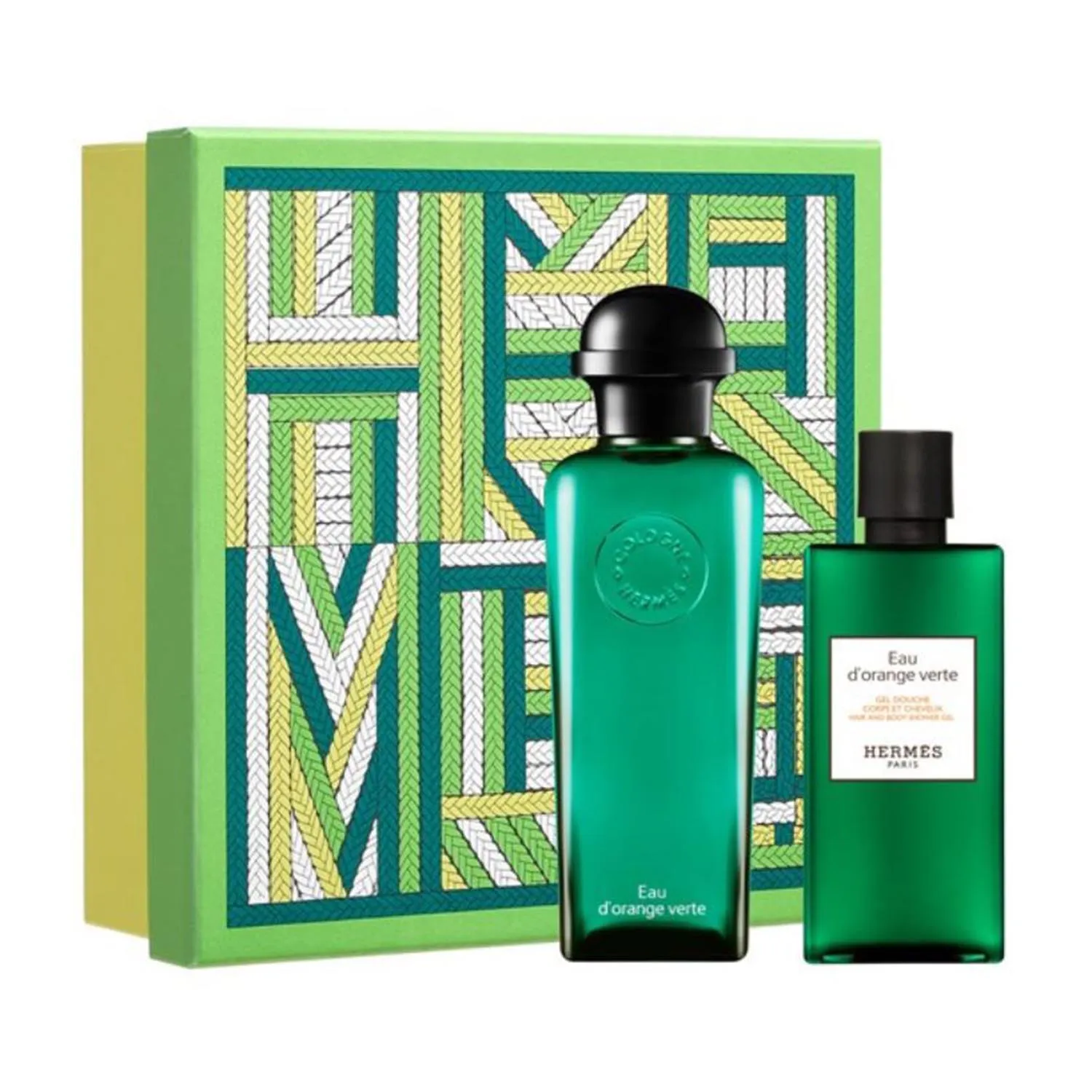 Hermès Eau D'Orange Verte Eau De Cologne Spray 100ml Set 2 Parti