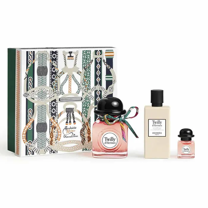 Hermes Twilly Eau De Parfum Spray 85ml Set 3 pezzi