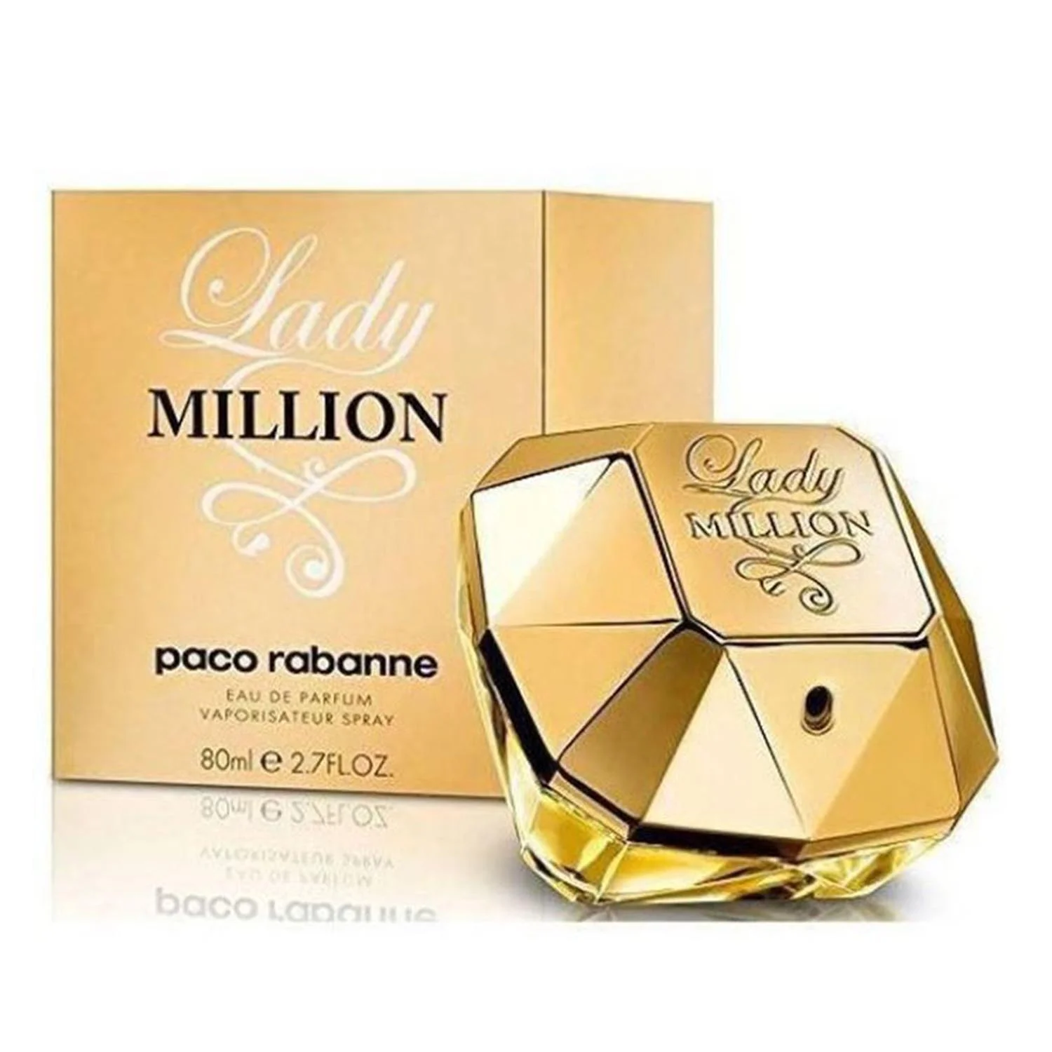 Paco Rabanne Lady Million Eau De Parfum 80ml Spray Paco Rabanne Lady Million Eau De Parfum 80ml Spray