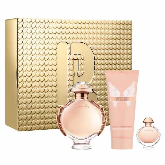 Paco Rabanne Olympéa Eau de Parfum Spray 80ml Set da 3 Pezzi