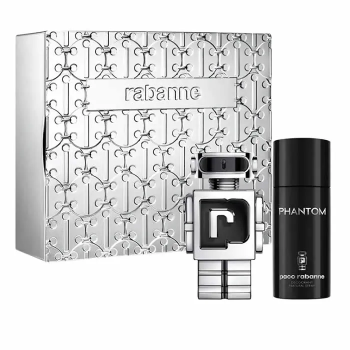 Paco Rabanne Phantom Eau de Toilette Spray 100ml Set di 2 pezzi