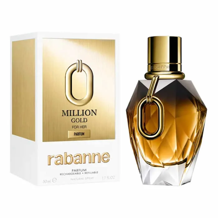 Rabanne Million Gold For Her Parfum Spray 50ml Refillable — foto 1