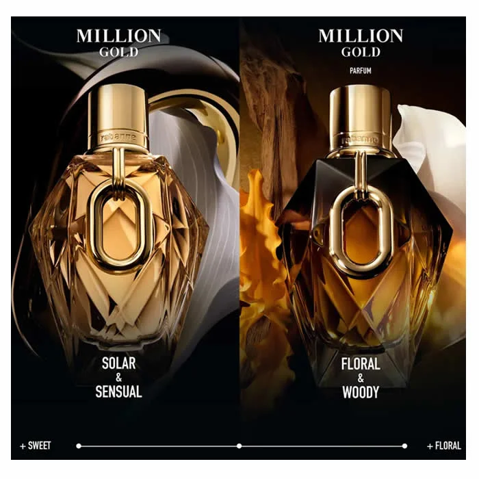 Rabanne Million Gold For Her Parfum Spray 50ml Refillable — foto 2