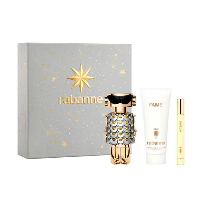 Paco Rabanne Fame Eau de Parfum Spray 50ml Set da 3 Pezzi