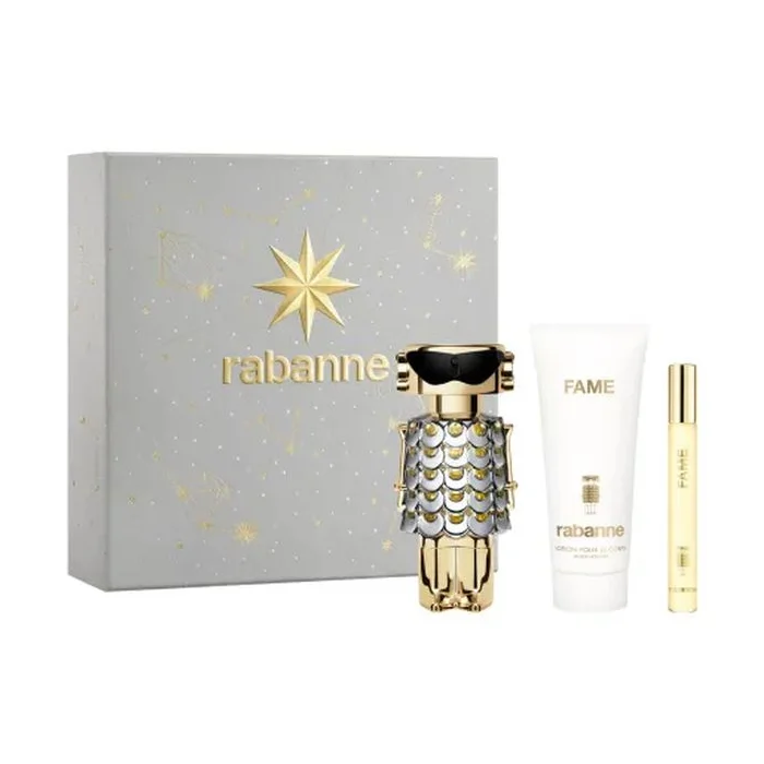 Rabanne Fame Eau de Parfum Spray 80ml Set da 3 Pezzi