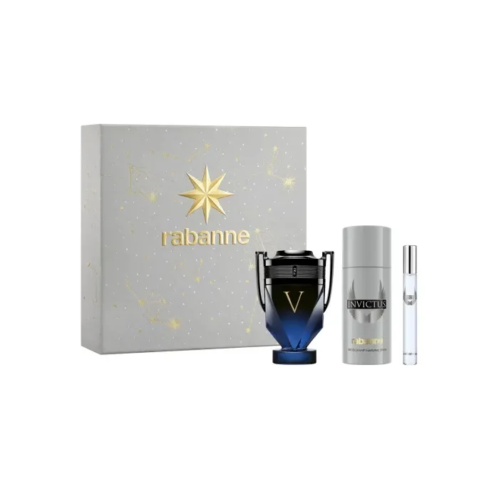 Rabanne Invictus Victory Elixir Eau De Parfum Spray 100ml Set 3 Pieces