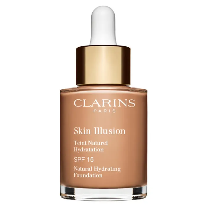 Clarins Skin Illusion Fondotinta idratante naturale Spf15 112 Ambra 30 ml