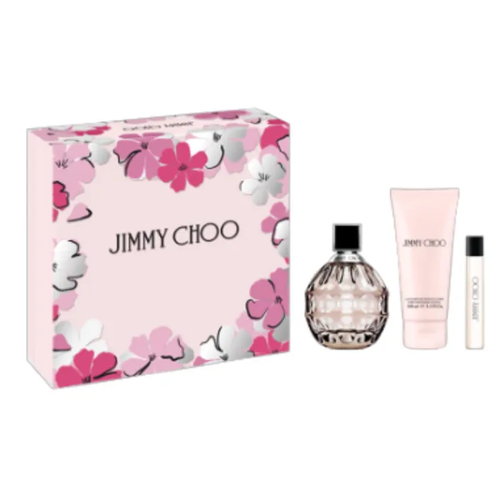 Jimmy Choo Eau De Parfum Spray 100ml Set 3 pezzi